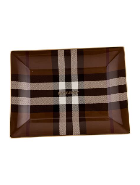 valet tray burberry|Burberry Digby Check Valet Tray .